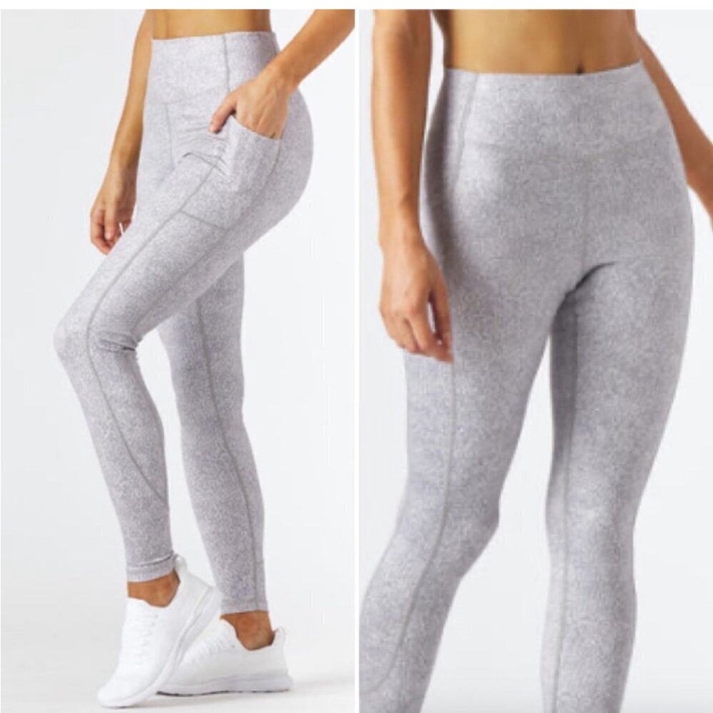Glyder Taper Leggings Static Grey High Rise Women's Size Extra Small